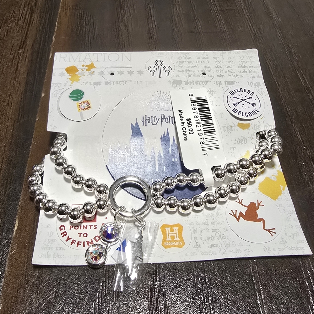 Alex and Ani Harry Potter duo charm double stretch bracelet jewelry